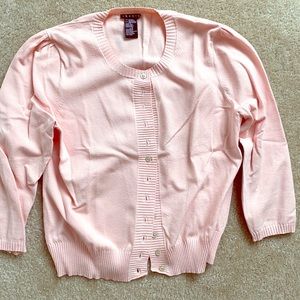 Theory Pink Cardigan Sweater